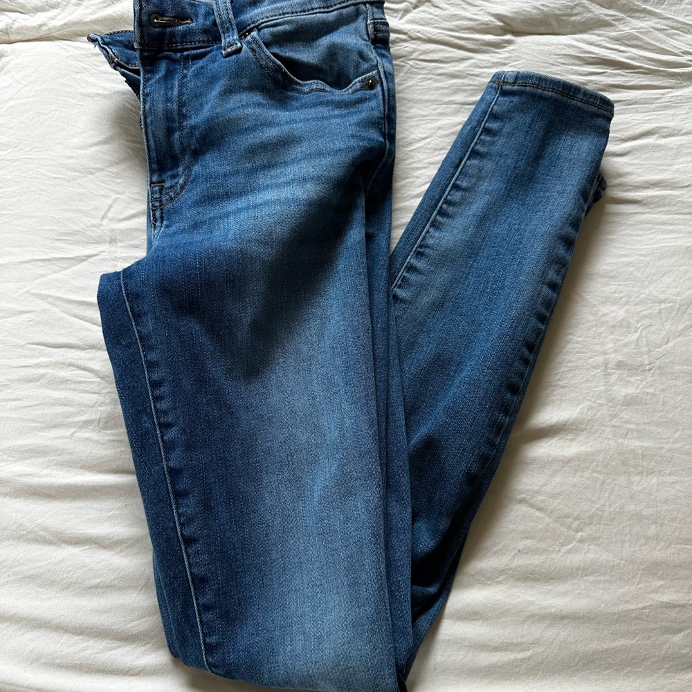 Lucky Brand Ava Mid Rise Super Skinny Jeans